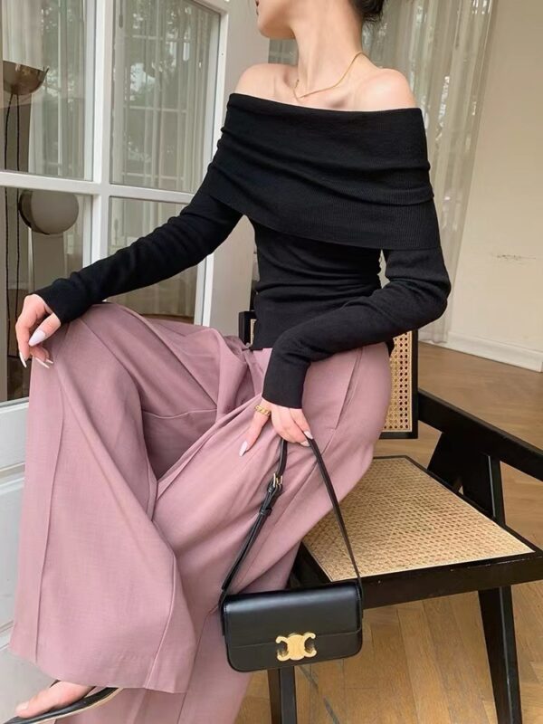 Hannah Bare Knit Top 6610 - Image 13