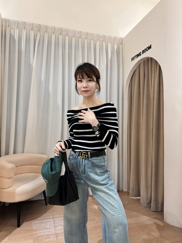 Hannah Bare Knit Top 6610 - Image 4