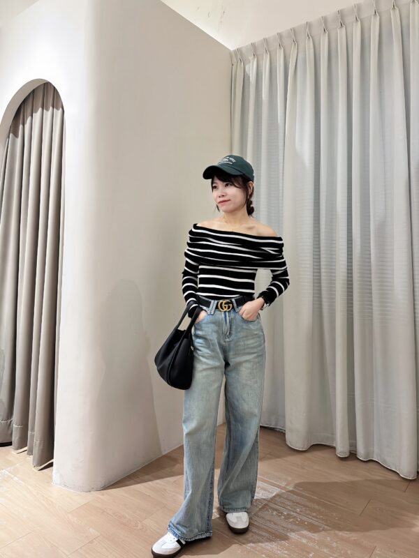 Hannah Bare Knit Top 6610 - Image 3