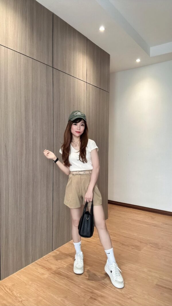 Yara Premium Shorts w Belt 6270 - Image 2