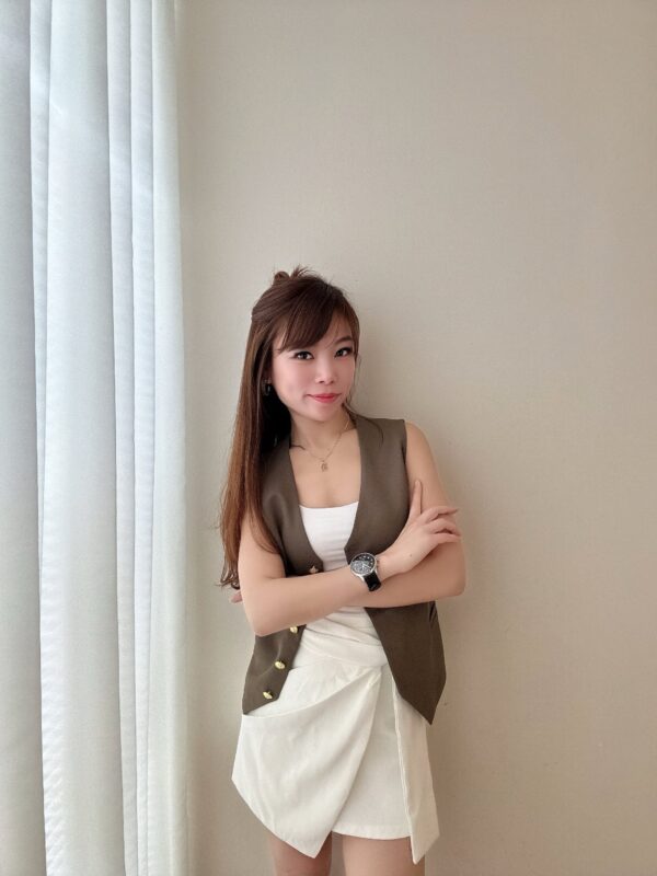 Kiana Gold Button Vest