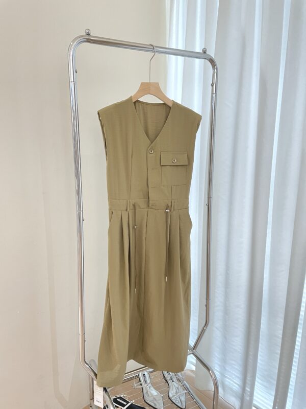 Somi Tied-waist Dress 9075 - Image 2