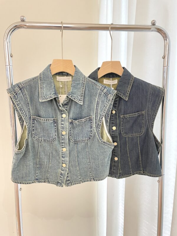 Xisley Denim Vest - Image 6
