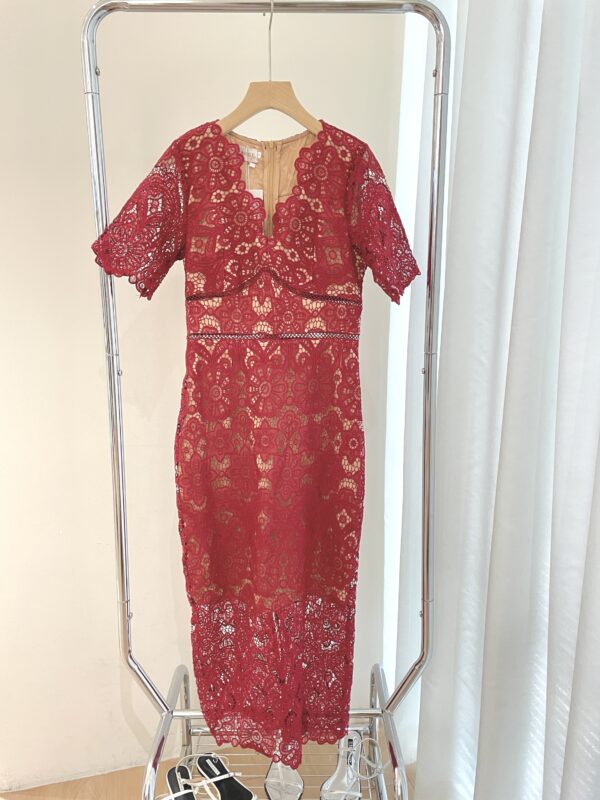 Orange Dress 991 - Image 6