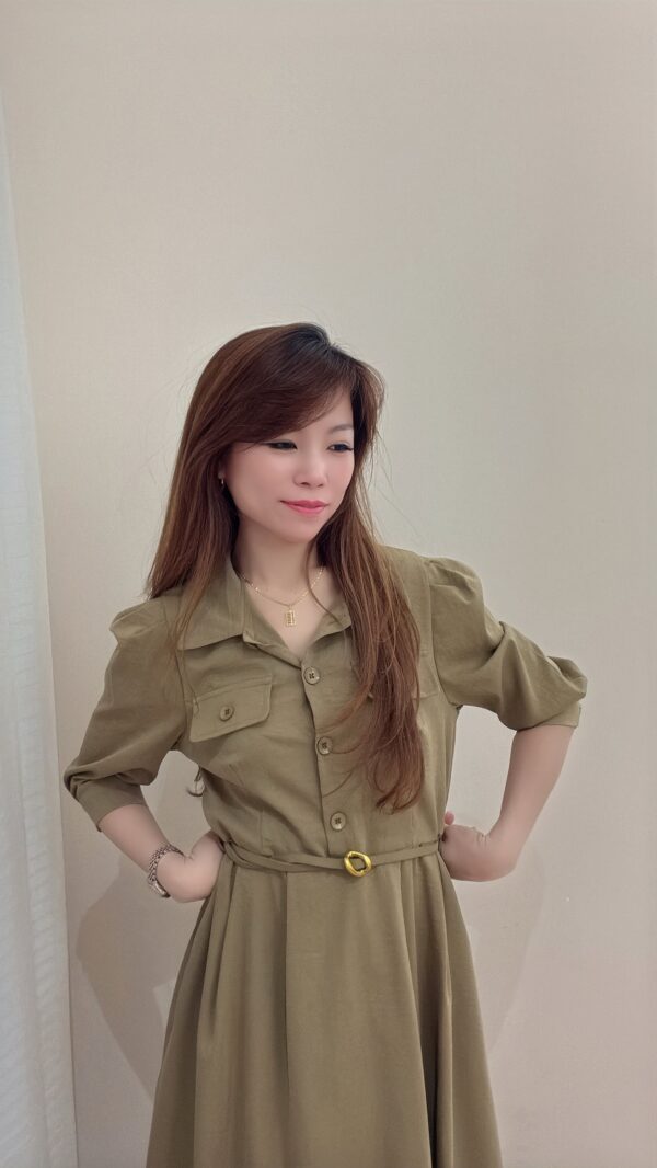 Somi Longsleeve Dress 9169 - Image 3