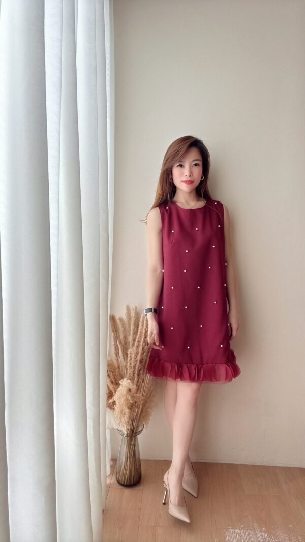 September Pearl-dot Dress 6602