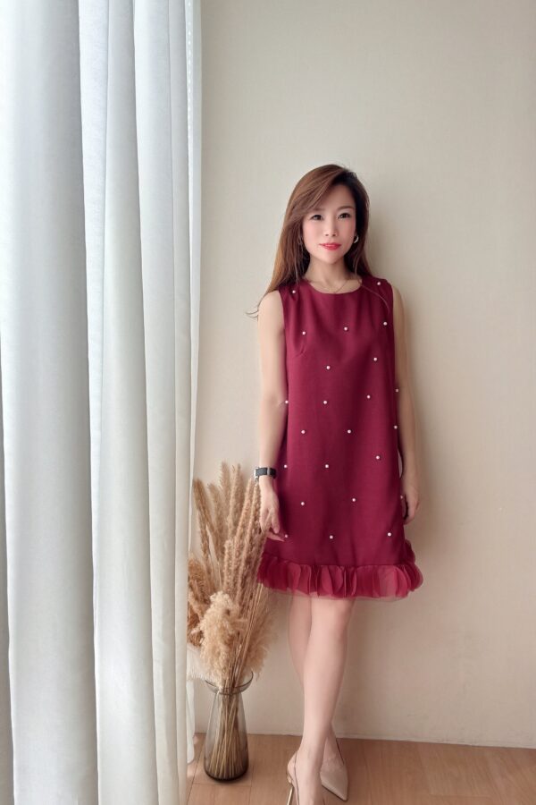 September Pearl-dot Dress 6602