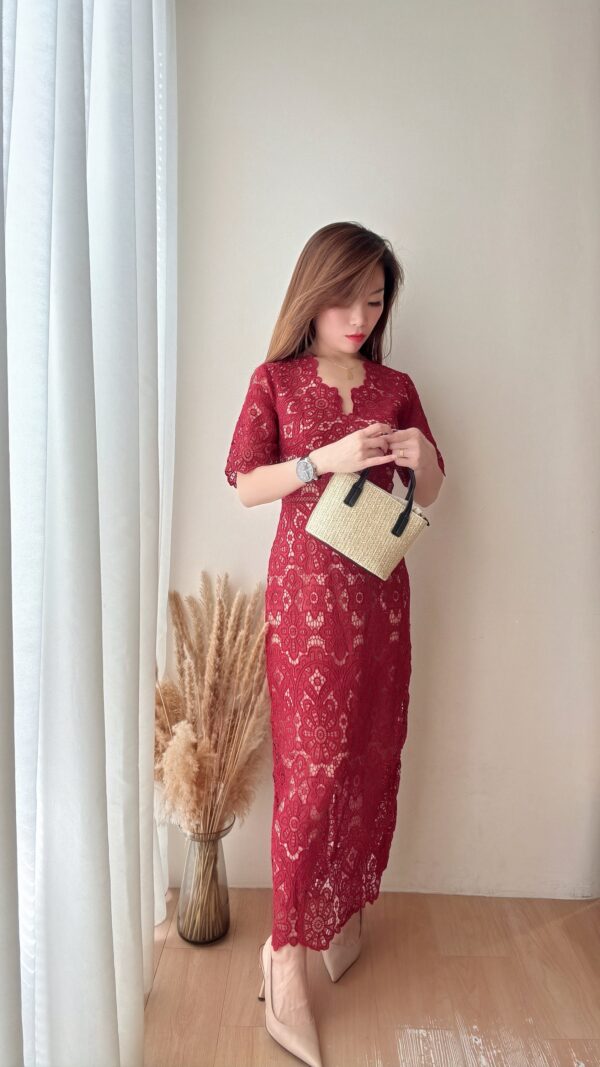 Orange Dress 991 - Image 5