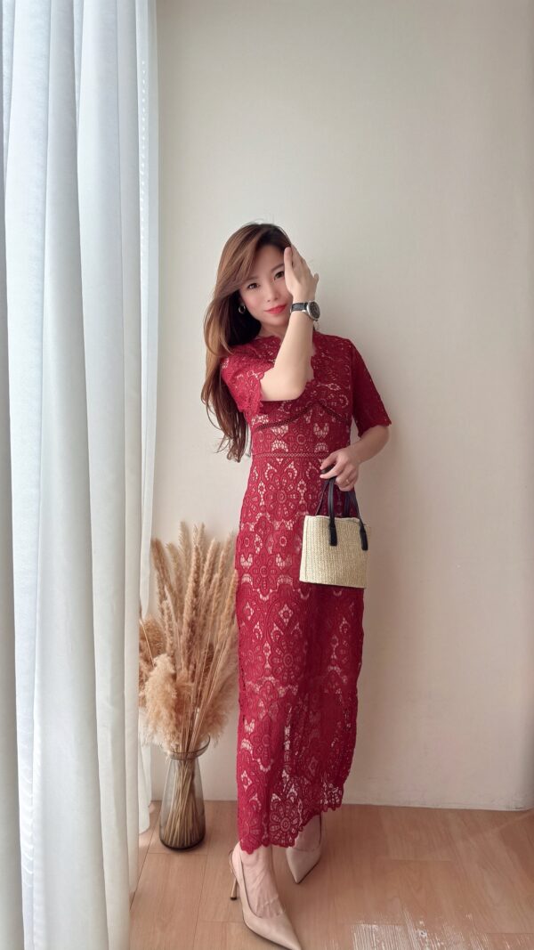 Orange Dress 991 - Image 3