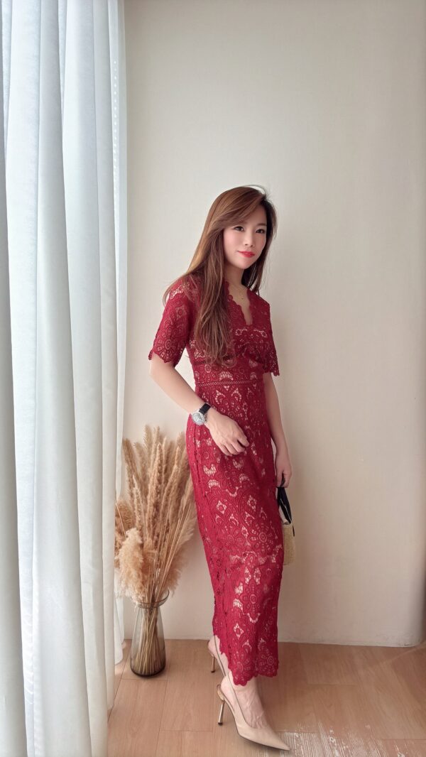 Orange Dress 991 - Image 4