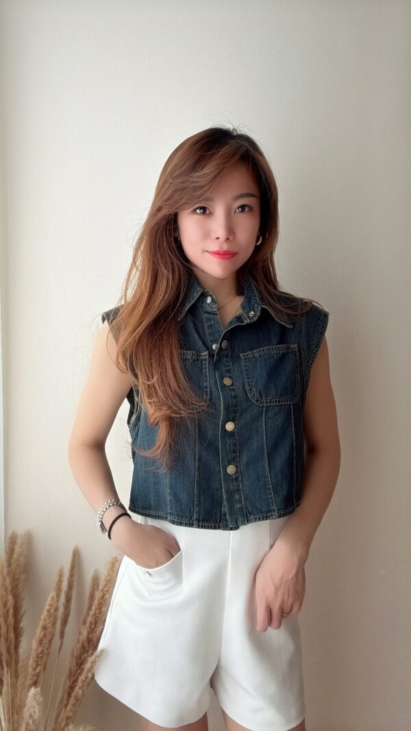 Xisley Denim Vest - Image 3